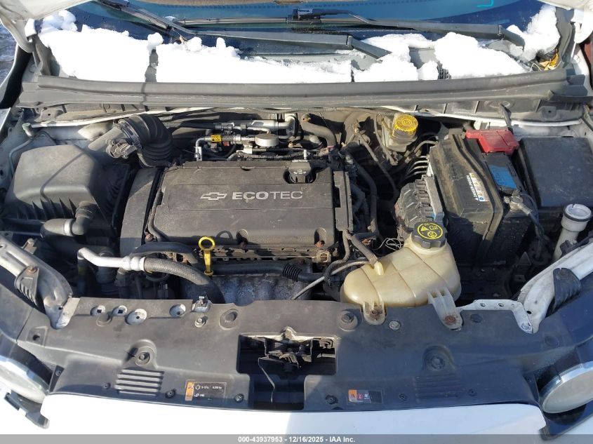 2013 Chevrolet Sonic Lt Auto VIN: 1G1JC5SG4D4113122 Lot: 43937953