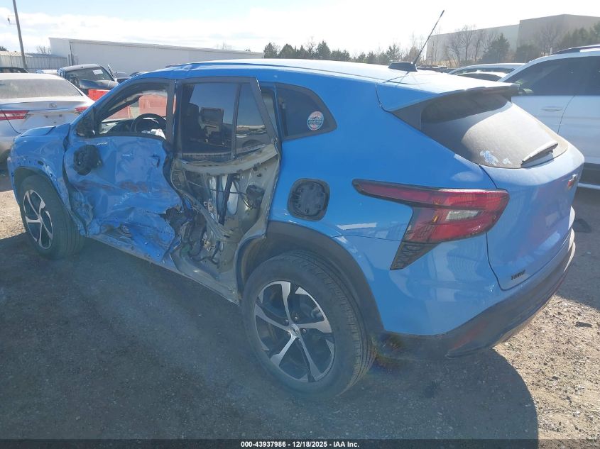 2024 Chevrolet Trax Fwd 1Rs VIN: KL77LGE28RC106617 Lot: 43937986