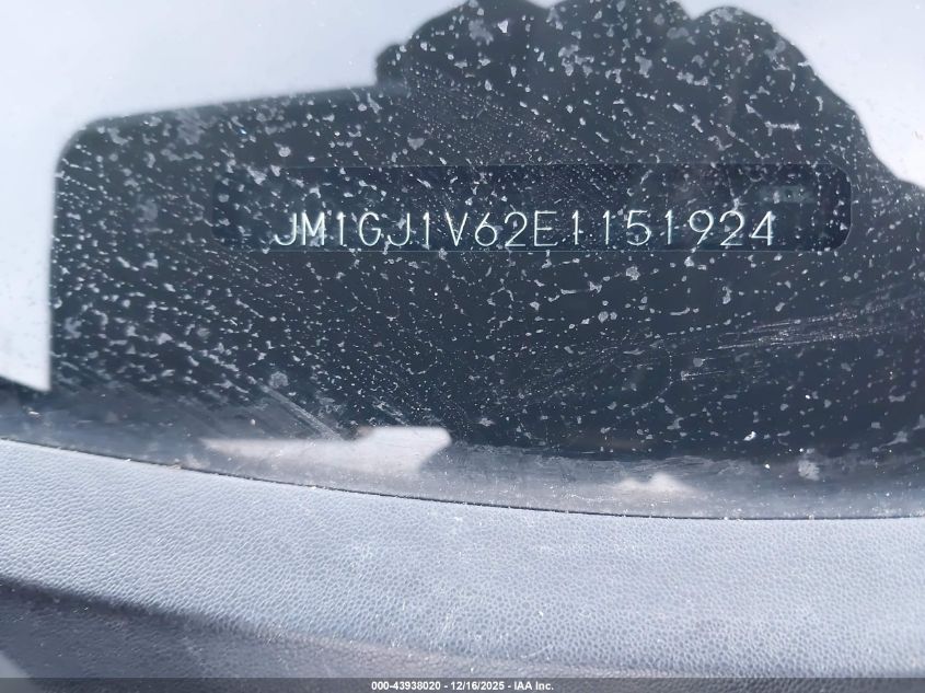 2014 Mazda Mazda6 I Touring VIN: JM1GJ1V62E1151924 Lot: 43938020