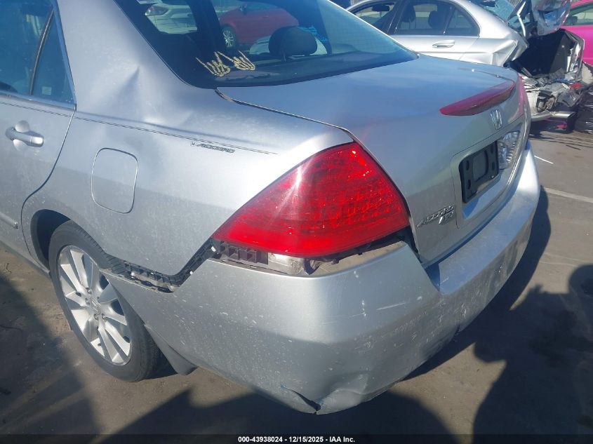 2006 Honda Accord 3.0 Lx VIN: 1HGCM66386A011497 Lot: 43938024