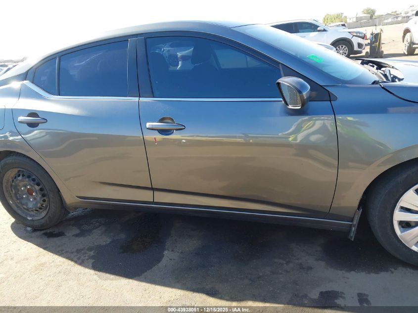 2020 Nissan Sentra S Xtronic Cvt VIN: 3N1AB8BV7LY214941 Lot: 43938051