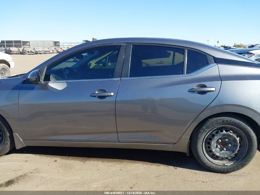 2020 Nissan Sentra S Xtronic Cvt VIN: 3N1AB8BV7LY214941 Lot: 43938051