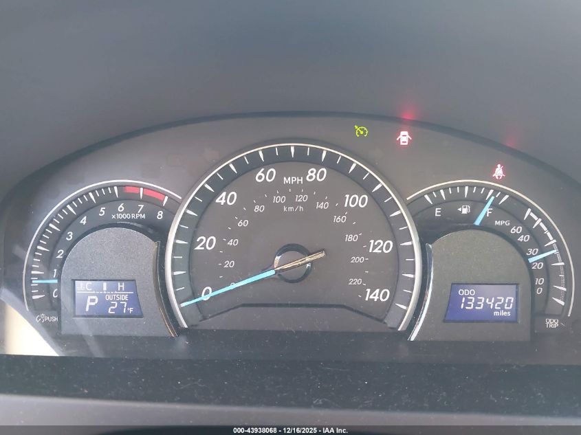 2012 Toyota Camry Le VIN: 4T1BF1FK5CU574950 Lot: 43938068