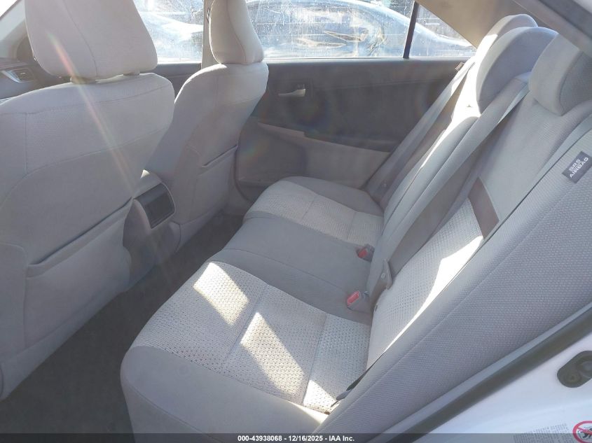 2012 Toyota Camry Le VIN: 4T1BF1FK5CU574950 Lot: 43938068