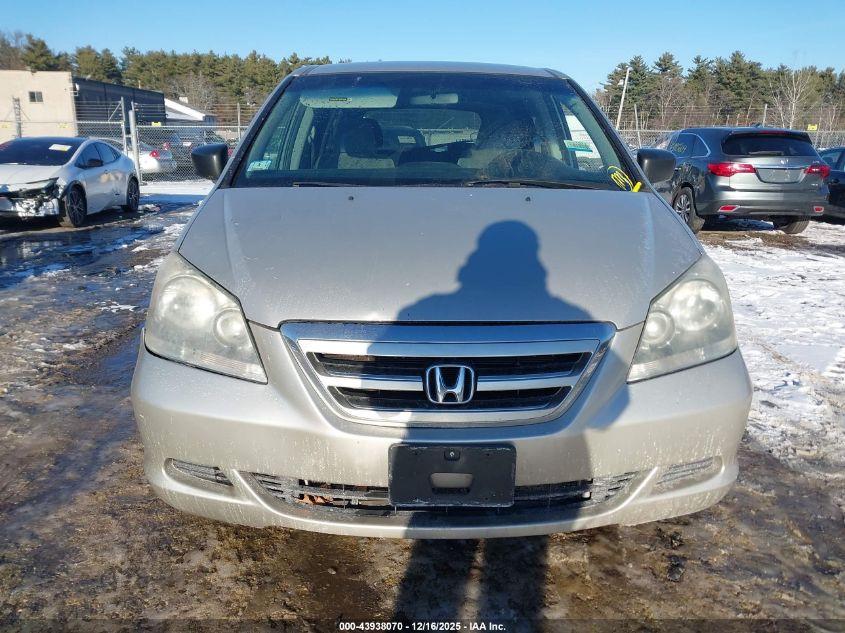 2007 Honda Odyssey Lx VIN: 5FNRL38247B034590 Lot: 43938070