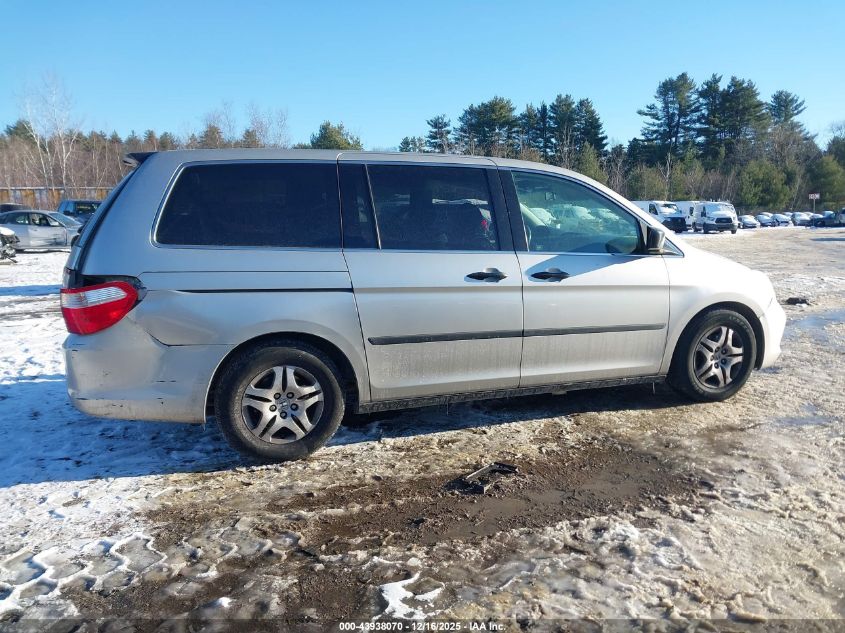 2007 Honda Odyssey Lx VIN: 5FNRL38247B034590 Lot: 43938070