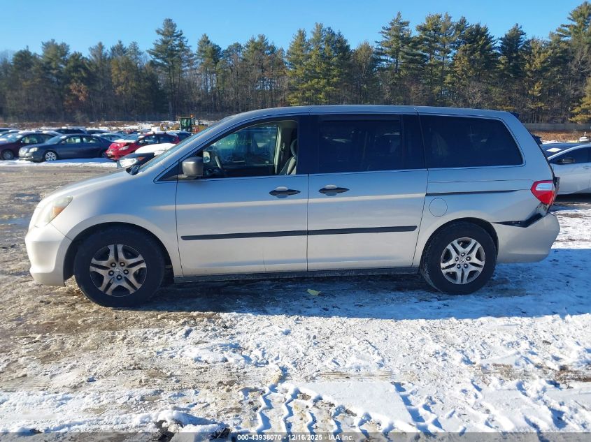 2007 Honda Odyssey Lx VIN: 5FNRL38247B034590 Lot: 43938070