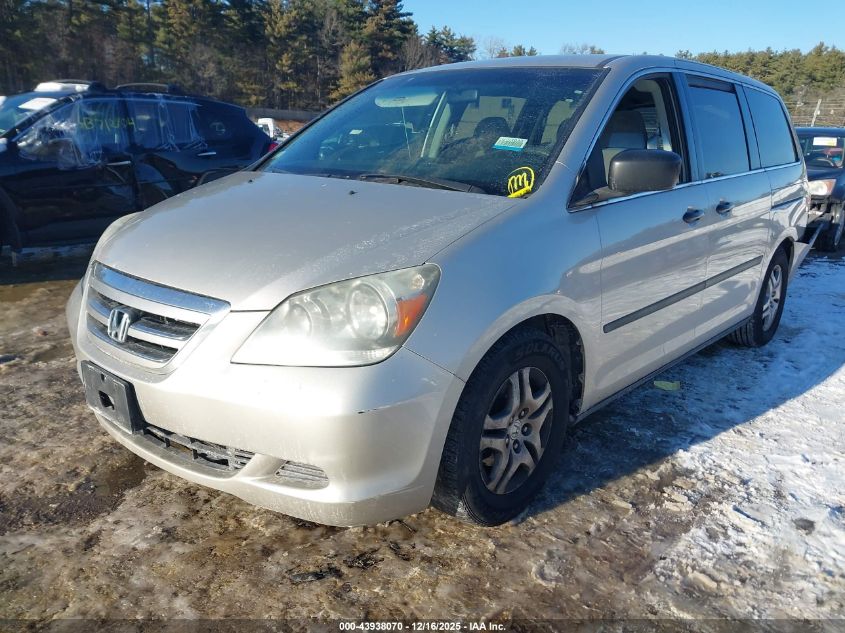 2007 Honda Odyssey Lx VIN: 5FNRL38247B034590 Lot: 43938070