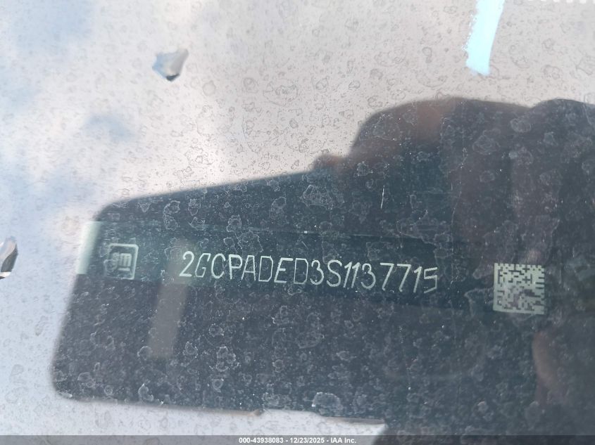 2025 Chevrolet Silverado 1500 - 2GCPADED3S1137715
