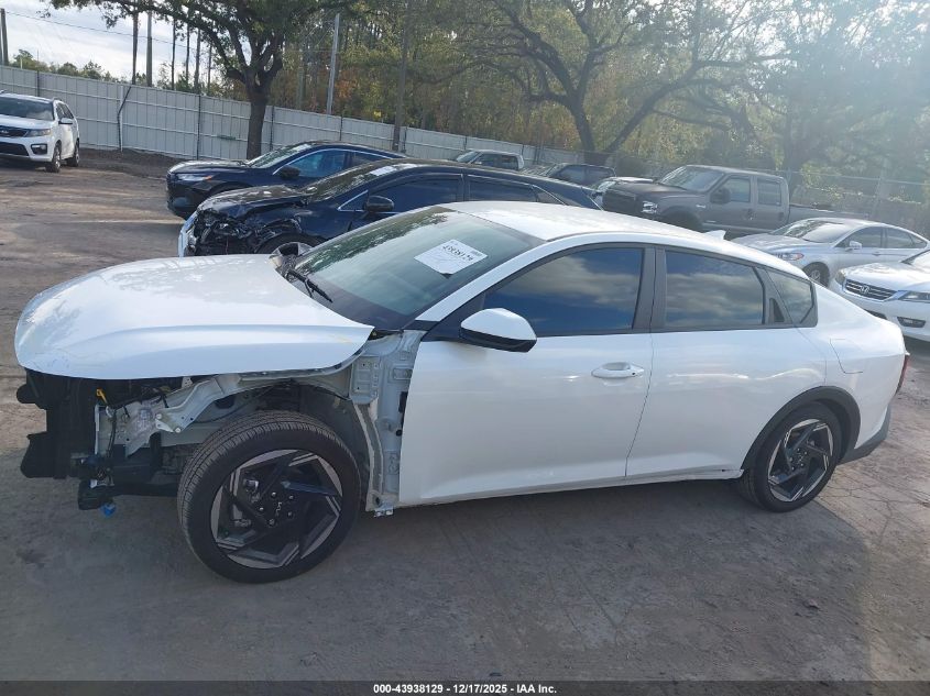 2025 Kia K4 Ex VIN: 3KPFU4DE0SE183325 Lot: 43938129