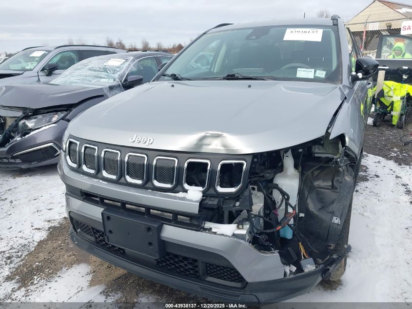 2022 Jeep Compass Latitude 4X4 VIN: 3C4NJDBB1NT237714 Lot: 43938137