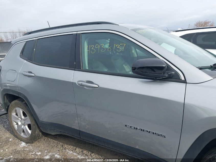 2022 Jeep Compass Latitude 4X4 VIN: 3C4NJDBB1NT237714 Lot: 43938137