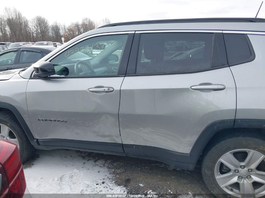 2022 Jeep Compass Latitude 4X4 VIN: 3C4NJDBB1NT237714 Lot: 43938137