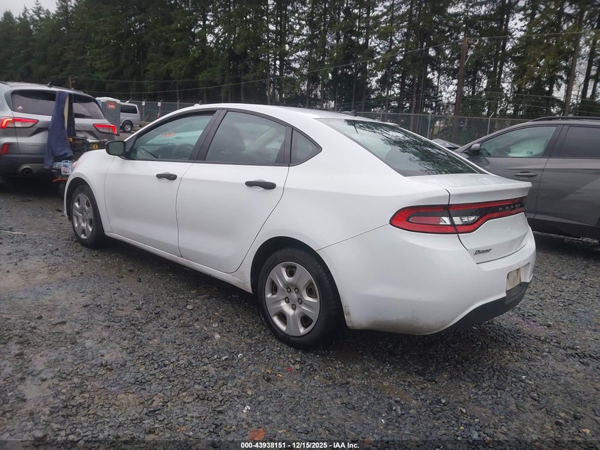 Vin: 1c3cdfaa1dd320054, lot: 44433781, dodge dart se 20133