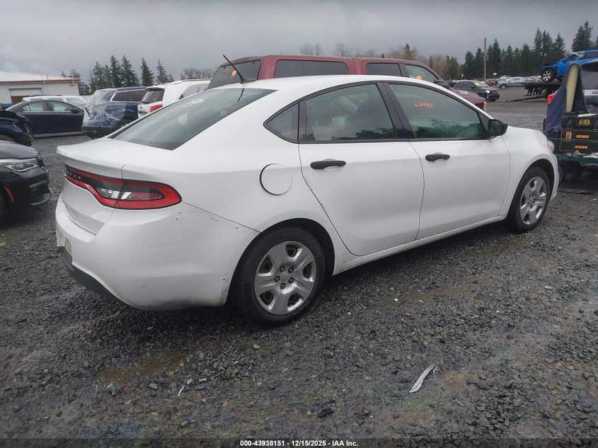 Vin: 1c3cdfaa1dd320054, lot: 44433781, dodge dart se 20134