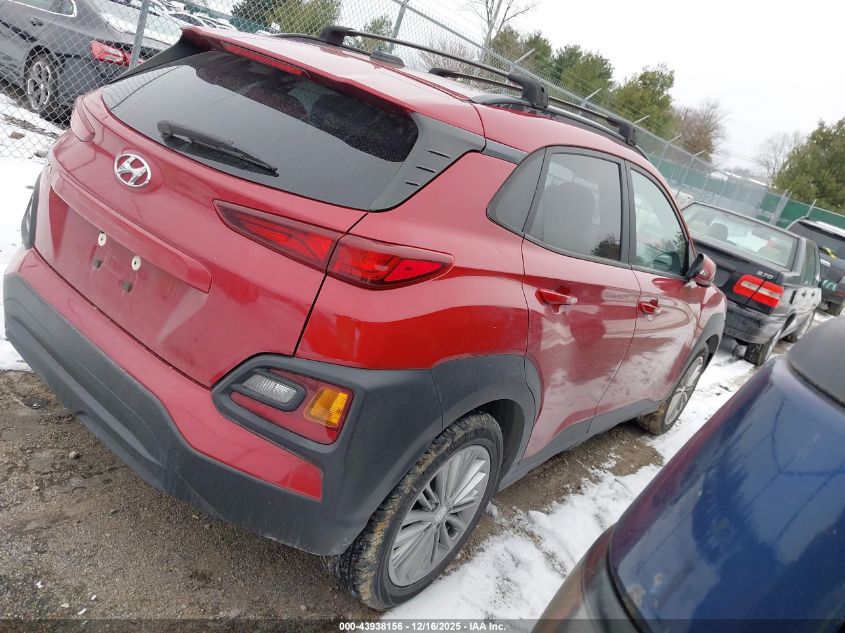 2020 Hyundai Kona Sel VIN: KM8K22AAXLU474116 Lot: 43938156