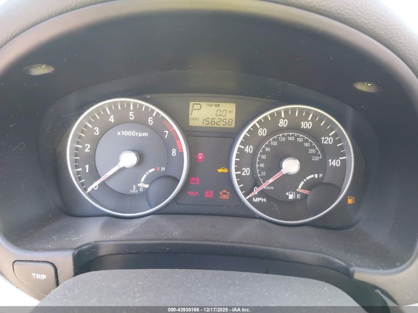 2007 Hyundai Accent Gls VIN: KMHCN46CX7U139042 Lot: 43938166