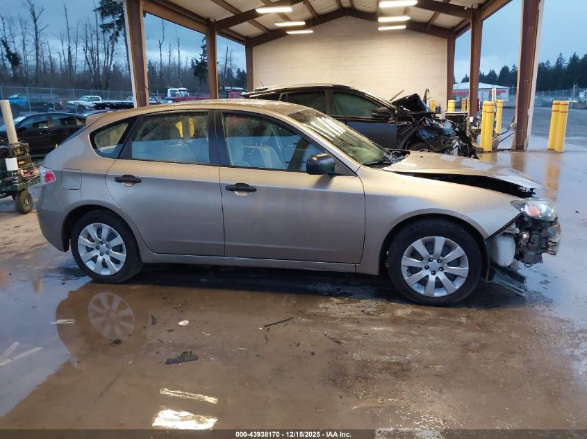 2008 Subaru Impreza 2.5I VIN: JF1GH61668H816159 Lot: 43938170