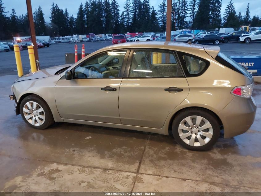 2008 Subaru Impreza 2.5I VIN: JF1GH61668H816159 Lot: 43938170