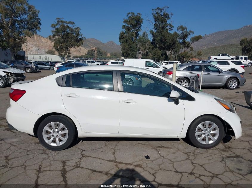 2014 Kia Rio Lx VIN: KNADM4A30E6342457 Lot: 43938182