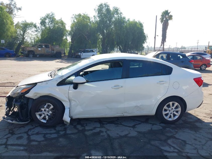 2014 Kia Rio Lx VIN: KNADM4A30E6342457 Lot: 43938182