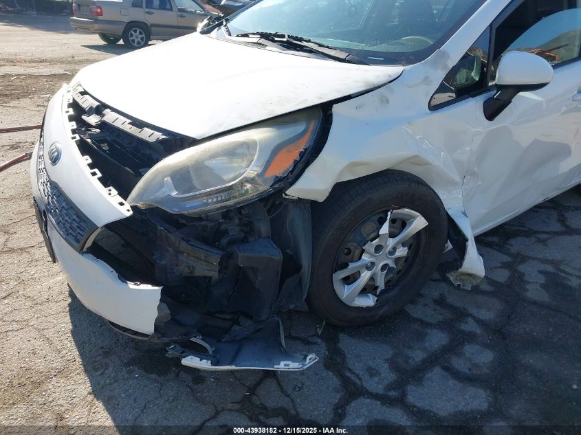 2014 Kia Rio Lx VIN: KNADM4A30E6342457 Lot: 43938182