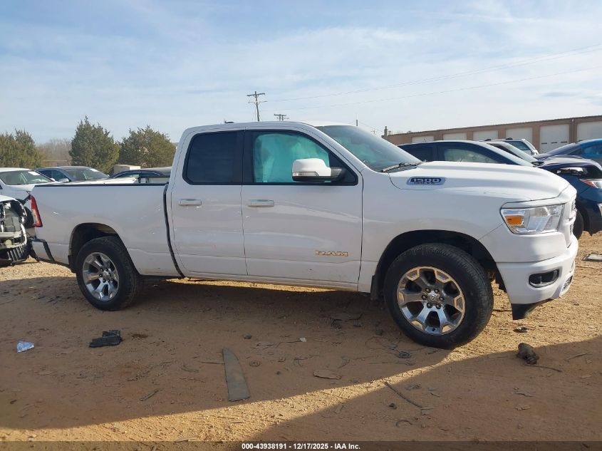 2019 Ram 1500 Big Horn/Lone Star 4X4 6'4 Box VIN: 1C6SRFBT9KN646059 Lot: 43938191