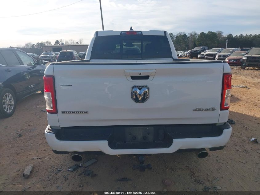 2019 Ram 1500 Big Horn/Lone Star 4X4 6'4 Box VIN: 1C6SRFBT9KN646059 Lot: 43938191