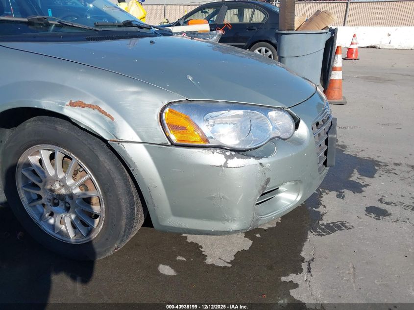 2006 Chrysler Sebring VIN: 1C3EL46X36N148684 Lot: 43938199