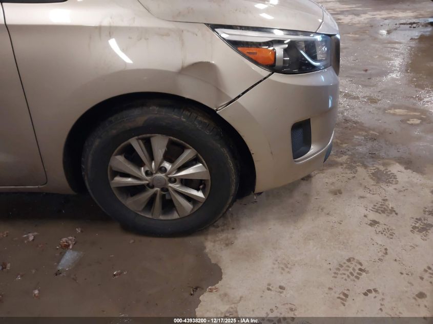 2016 Kia Sedona Lx VIN: KNDMB5C1XG6189406 Lot: 43938200