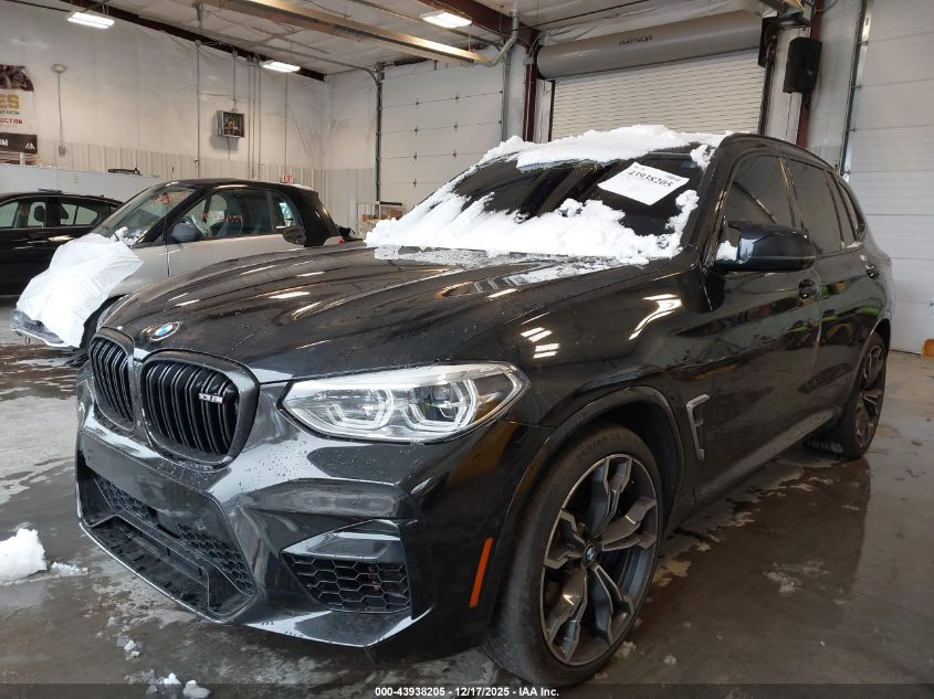 2021 BMW X3 M VIN: 5YMTS0C05M9E96329 Lot: 43938205