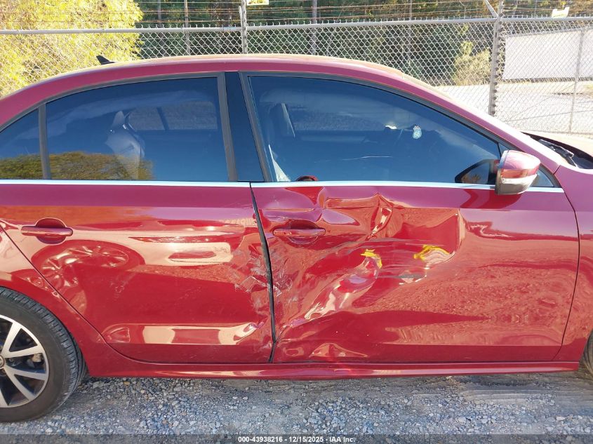 2017 Volkswagen Jetta 1.4T Se VIN: 3VWDB7AJ1HM354627 Lot: 43938216