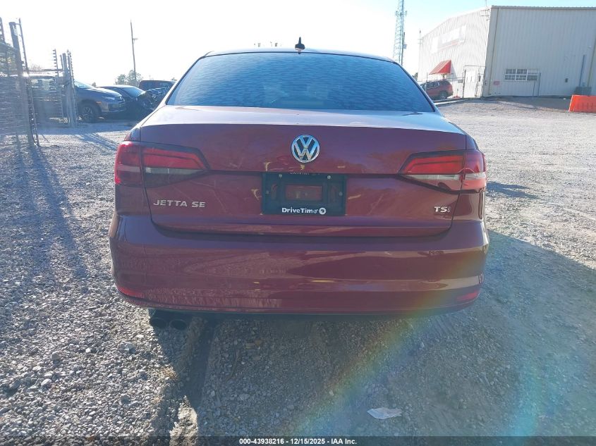 2017 Volkswagen Jetta 1.4T Se VIN: 3VWDB7AJ1HM354627 Lot: 43938216