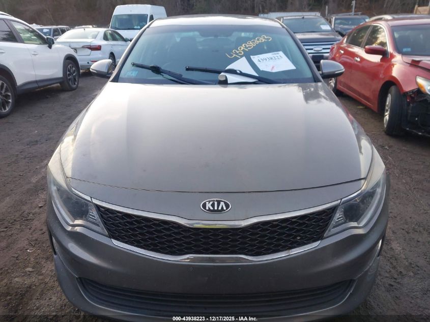 2018 Kia Optima Lx VIN: 5XXGT4L31JG185100 Lot: 43938223