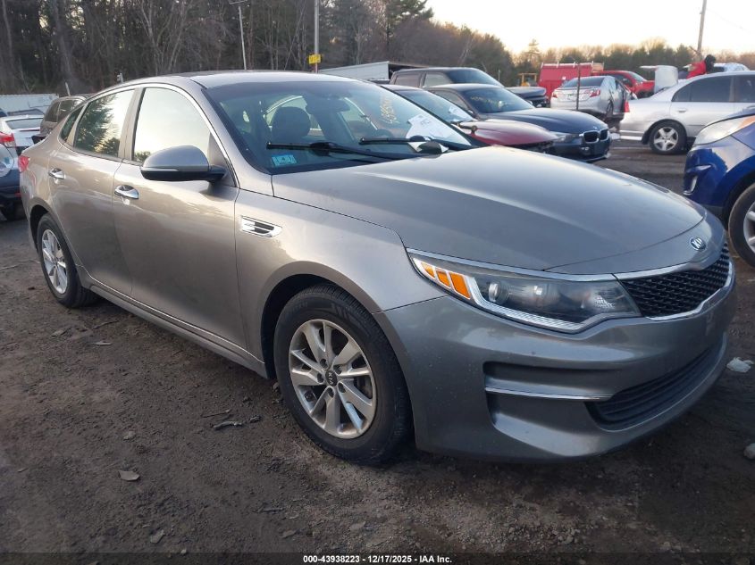 2018 Kia Optima Lx VIN: 5XXGT4L31JG185100 Lot: 43938223