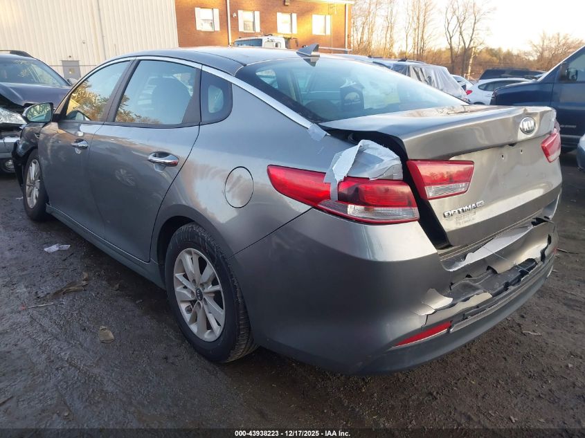 2018 Kia Optima Lx VIN: 5XXGT4L31JG185100 Lot: 43938223