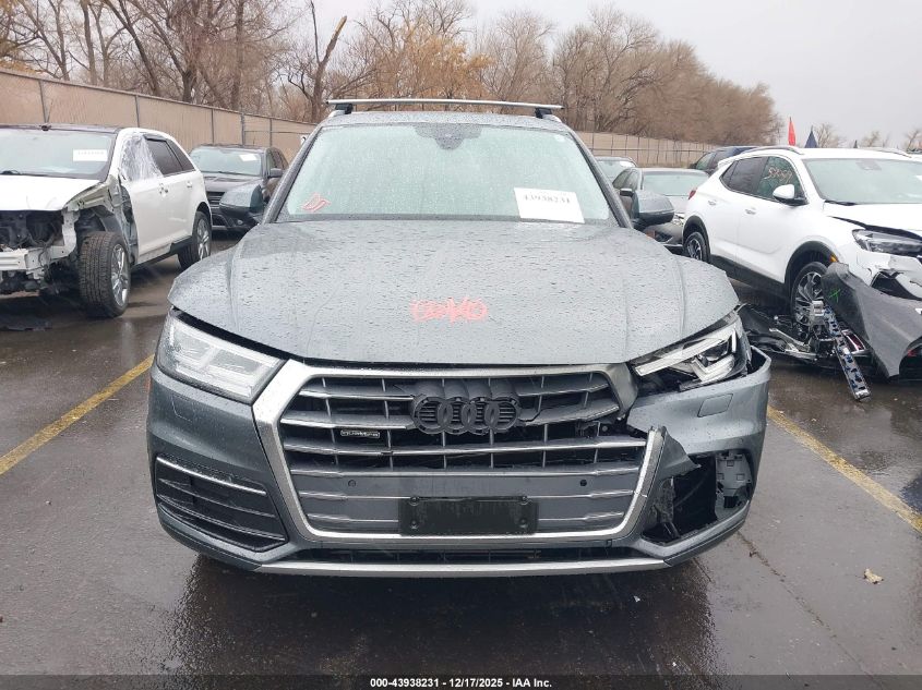 2019 Audi Q5 45 Premium VIN: WA1BNAFY6K2017450 Lot: 43938231