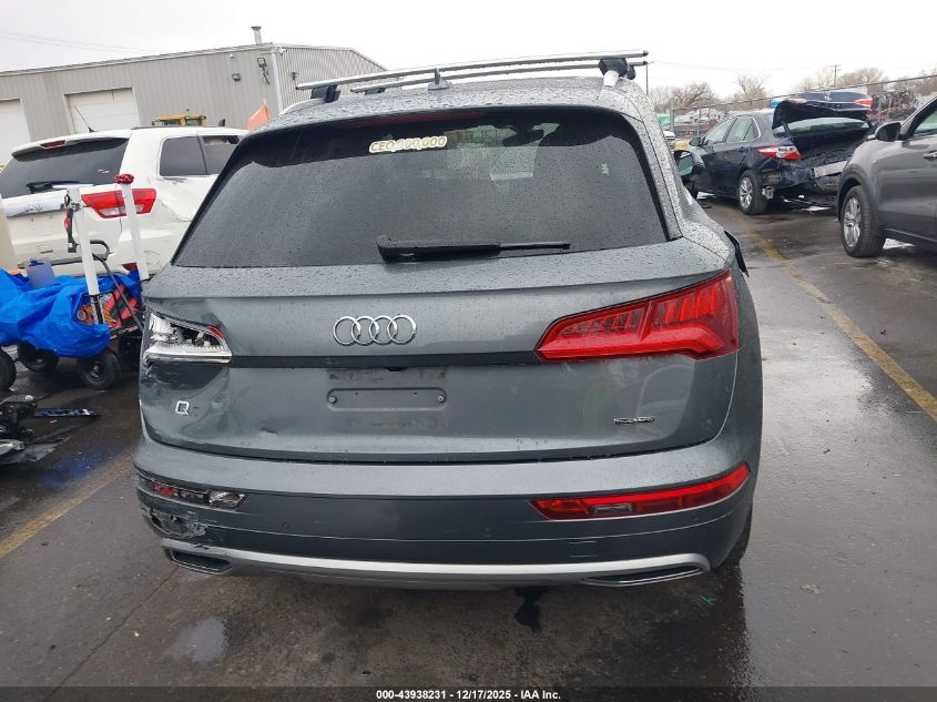 2019 Audi Q5 45 Premium VIN: WA1BNAFY6K2017450 Lot: 43938231