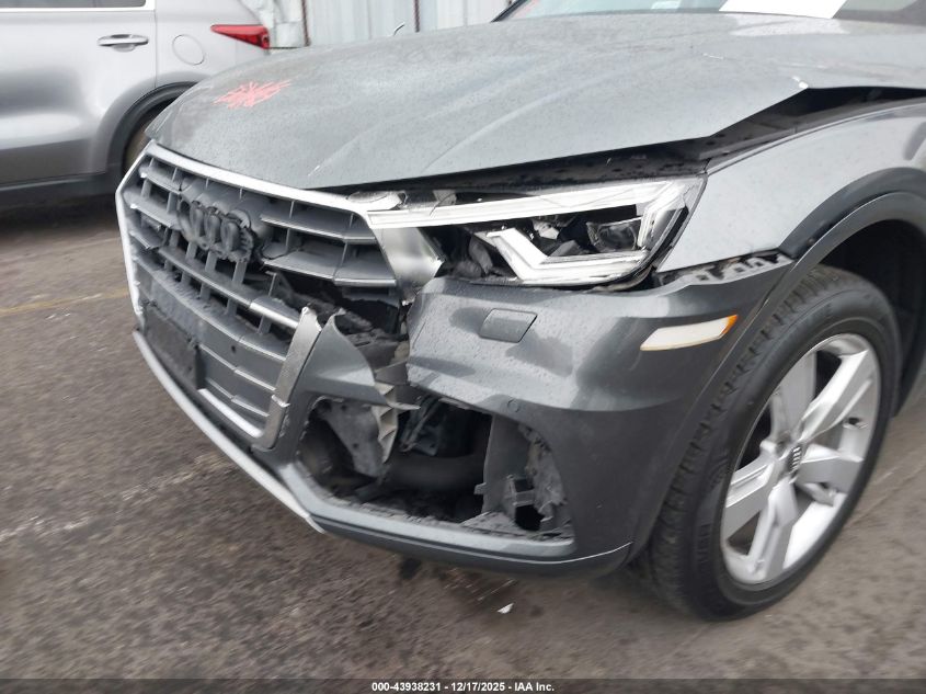 2019 Audi Q5 45 Premium VIN: WA1BNAFY6K2017450 Lot: 43938231