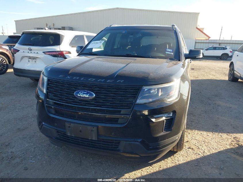 2019 Ford Explorer Sport VIN: 1FM5K8GT7KGB09690 Lot: 43938238