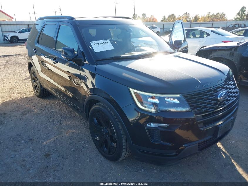 2019 Ford Explorer Sport VIN: 1FM5K8GT7KGB09690 Lot: 43938238