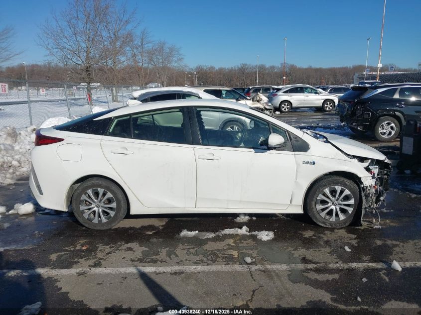 2021 Toyota Prius Prime Le VIN: JTDKAMFP6M3180297 Lot: 43938240