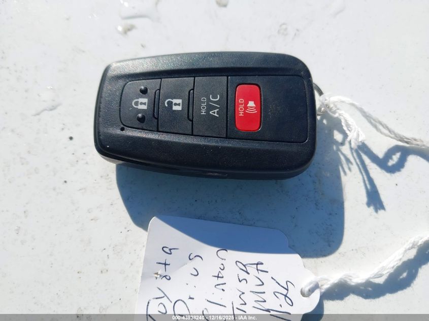 2021 Toyota Prius Prime Le VIN: JTDKAMFP6M3180297 Lot: 43938240