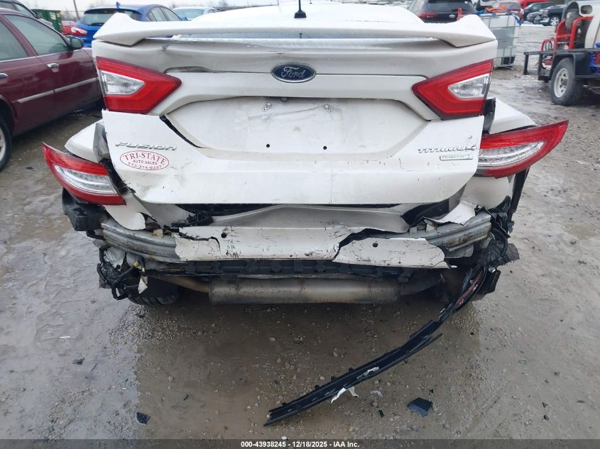 2013 Ford Fusion Titanium VIN: 3FA6P0K95DR117960 Lot: 43938245