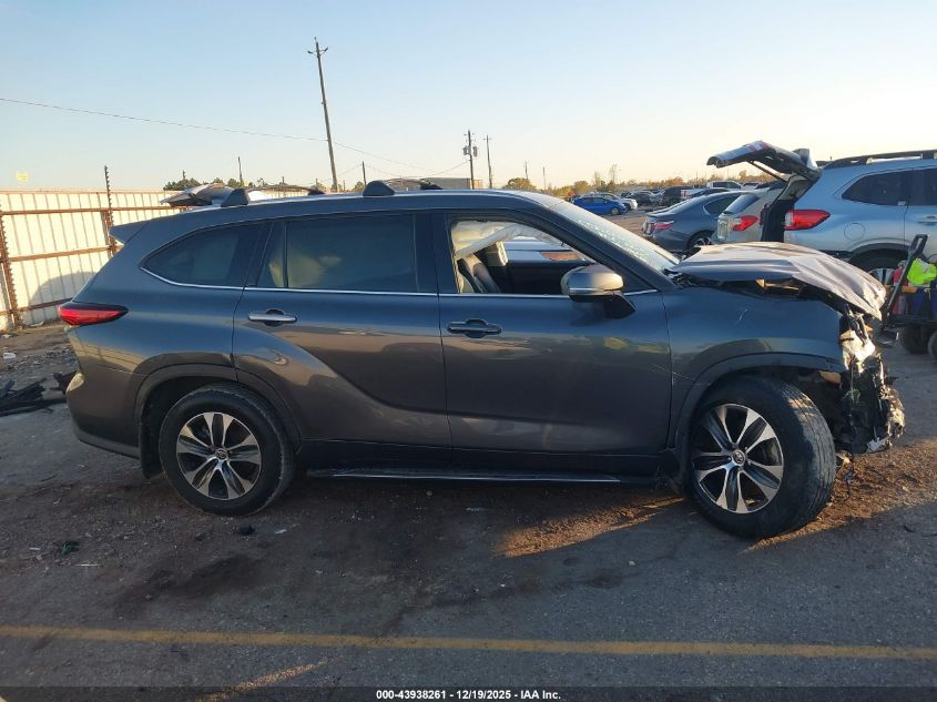 2020 Toyota Highlander Xle VIN: 5TDGZRAH0LS512615 Lot: 43938261