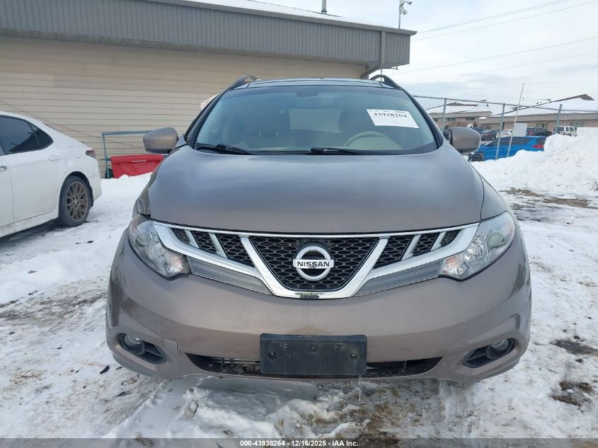 2014 Nissan Murano Sl VIN: JN8AZ1MW3EW508664 Lot: 43938264