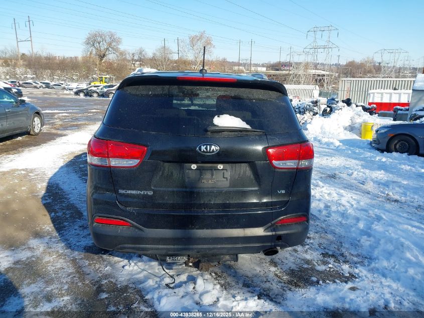 2017 Kia Sorento 3.3L Lx VIN: 5XYPGDA54HG227824 Lot: 43938265