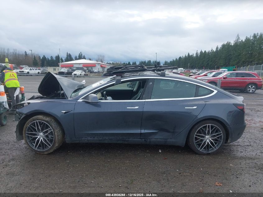 2019 Tesla Model 3 Long Range/Performance VIN: 5YJ3E1EB9KF418544 Lot: 43938268