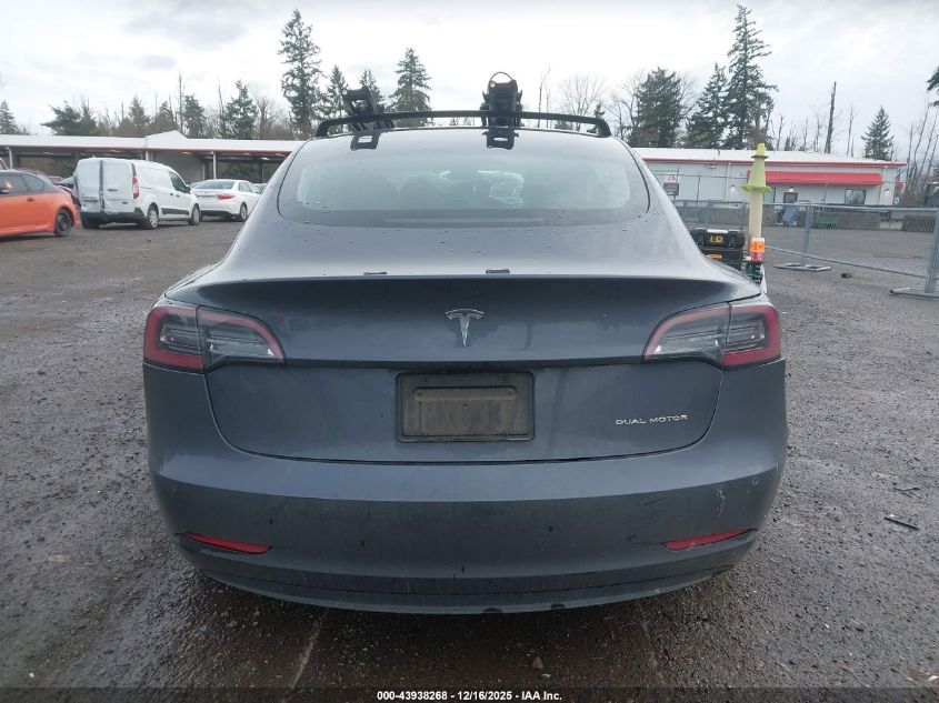 2019 Tesla Model 3 Long Range/Performance VIN: 5YJ3E1EB9KF418544 Lot: 43938268