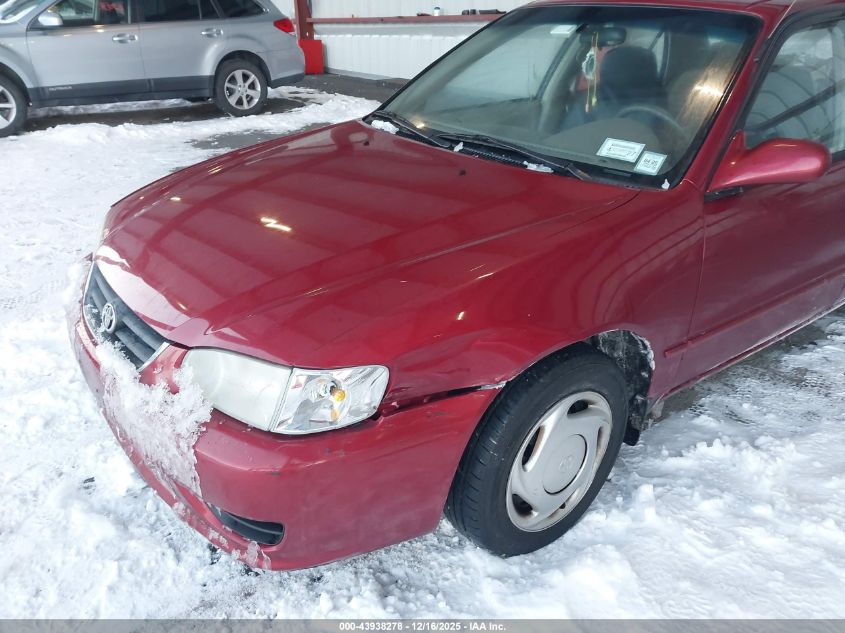 2001 Toyota Corolla Le VIN: 2T1BR12E61C491260 Lot: 43938278